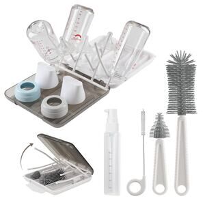 6 in 1 Bottle Cleaner Set with & Organizer Case, Travel-Size